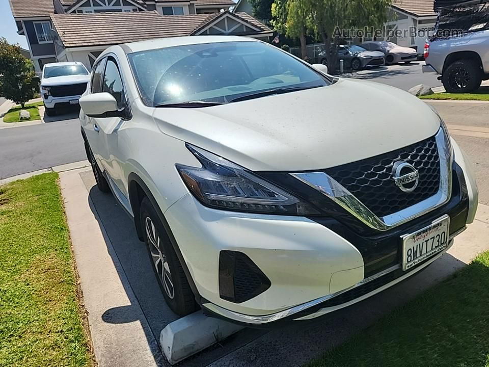 2021 Nissan Murano S White vin: 5N1AZ2AJ8MC113921