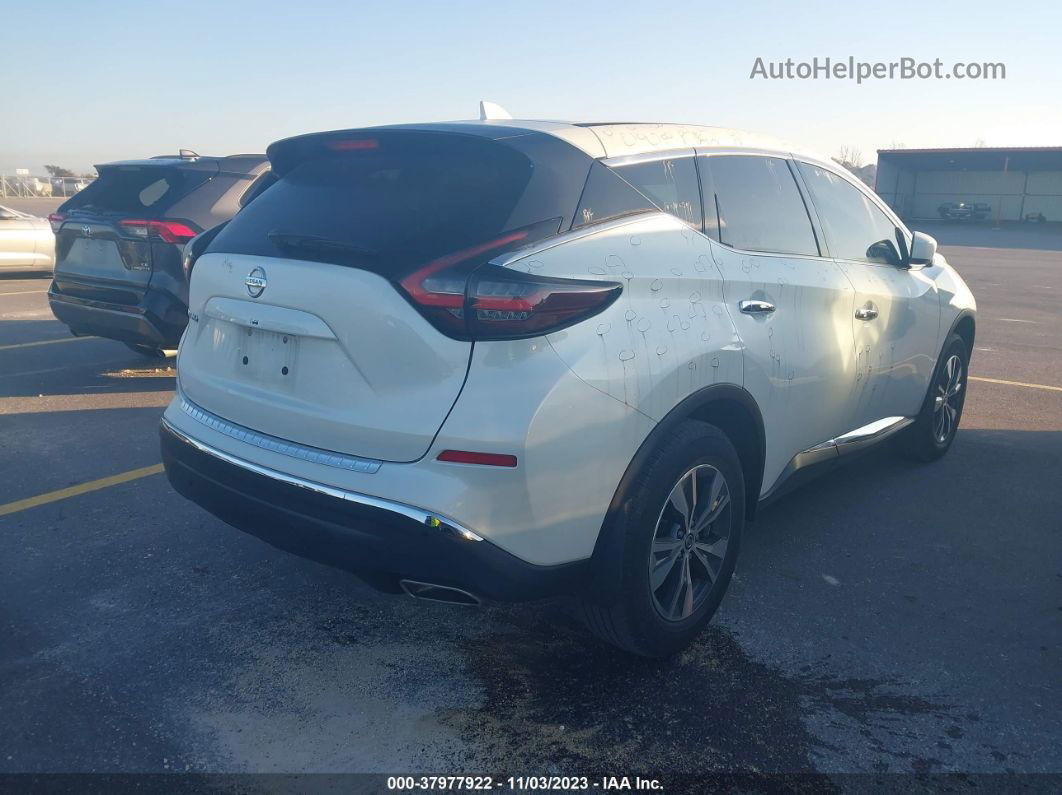 2021 Nissan Murano S Fwd White vin: 5N1AZ2AJ8MC114440