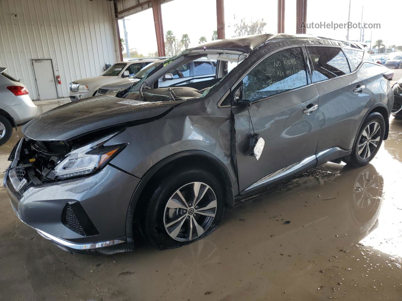 2021 Nissan Murano S Gray vin: 5N1AZ2AJ9MC112440