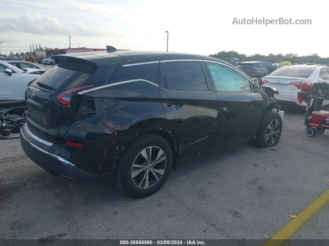 2021 Nissan Murano S Fwd Black vin: 5N1AZ2AJ9MC115371