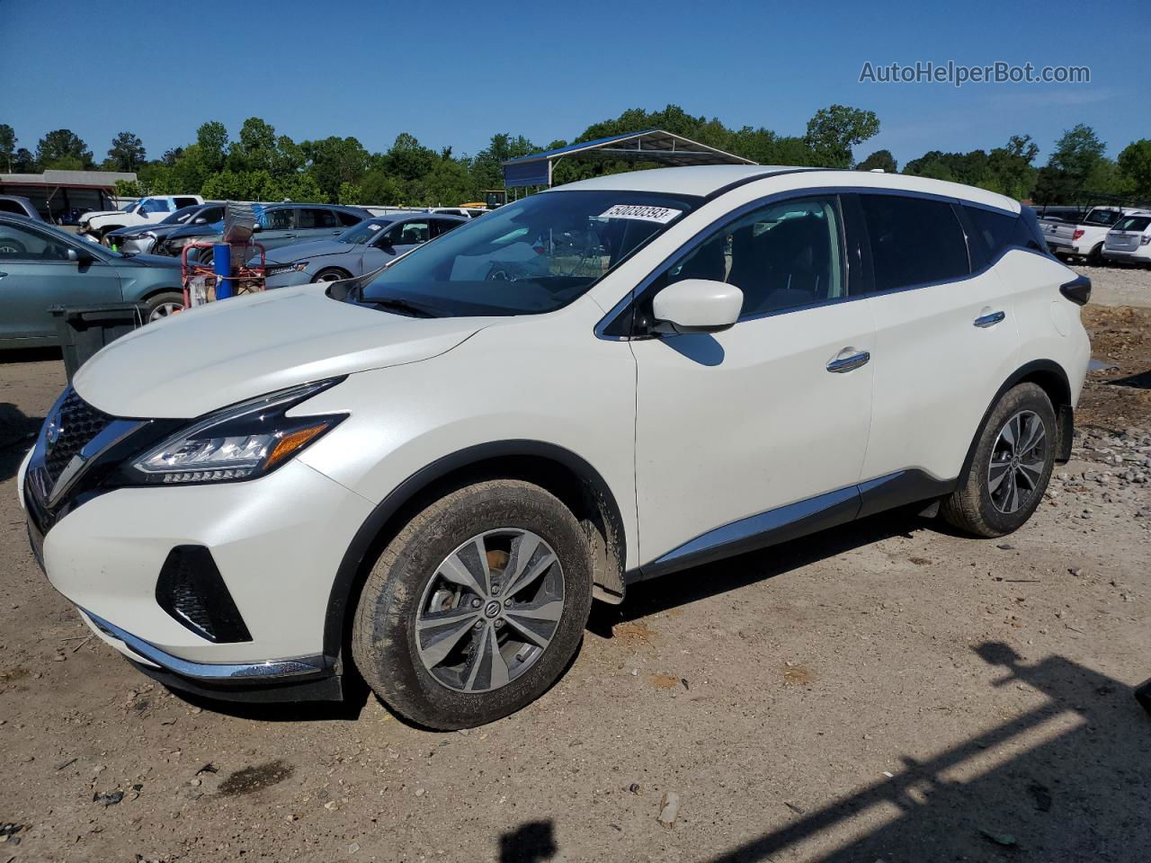 2021 Nissan Murano S White vin: 5N1AZ2AJXMC112382