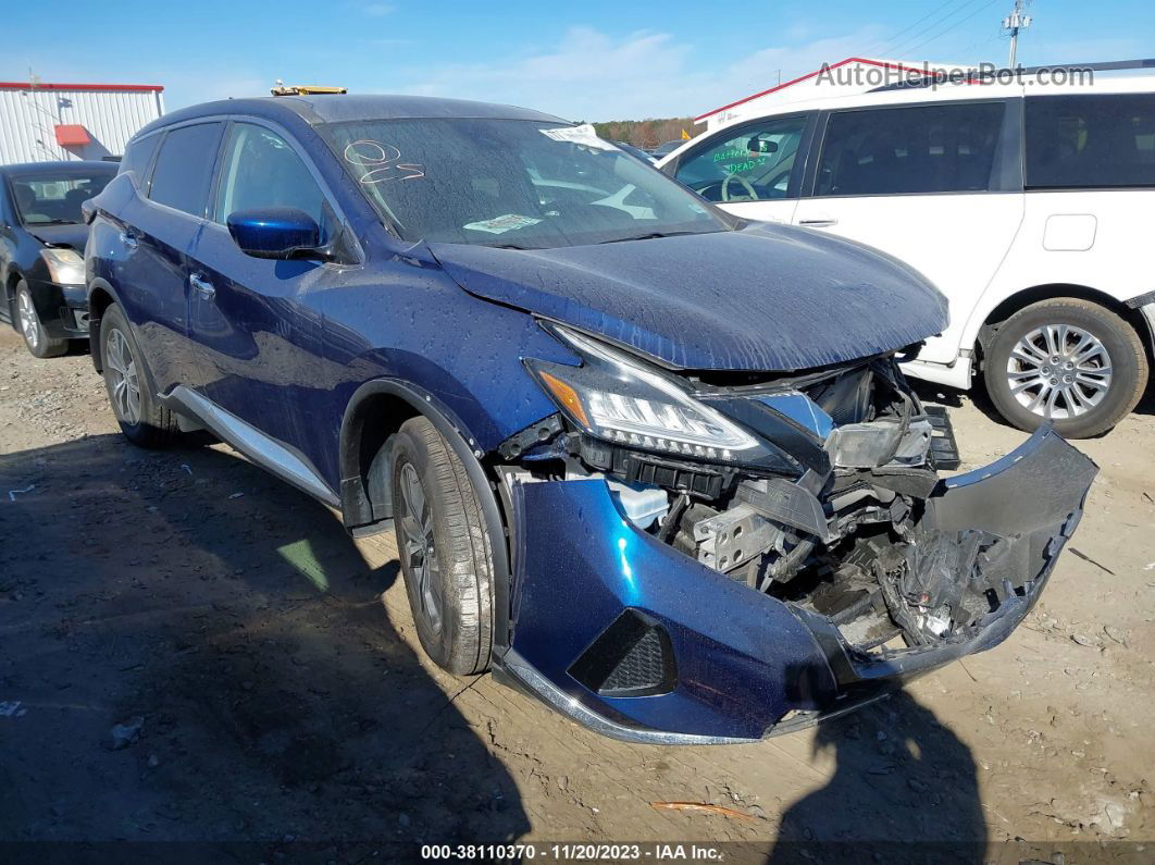 2021 Nissan Murano S Intelligent Awd Blue vin: 5N1AZ2AS0MC131726