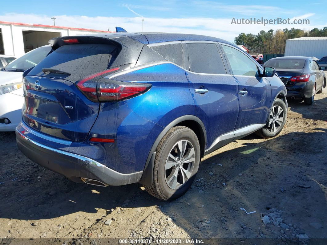 2021 Nissan Murano S Intelligent Awd Blue vin: 5N1AZ2AS0MC131726