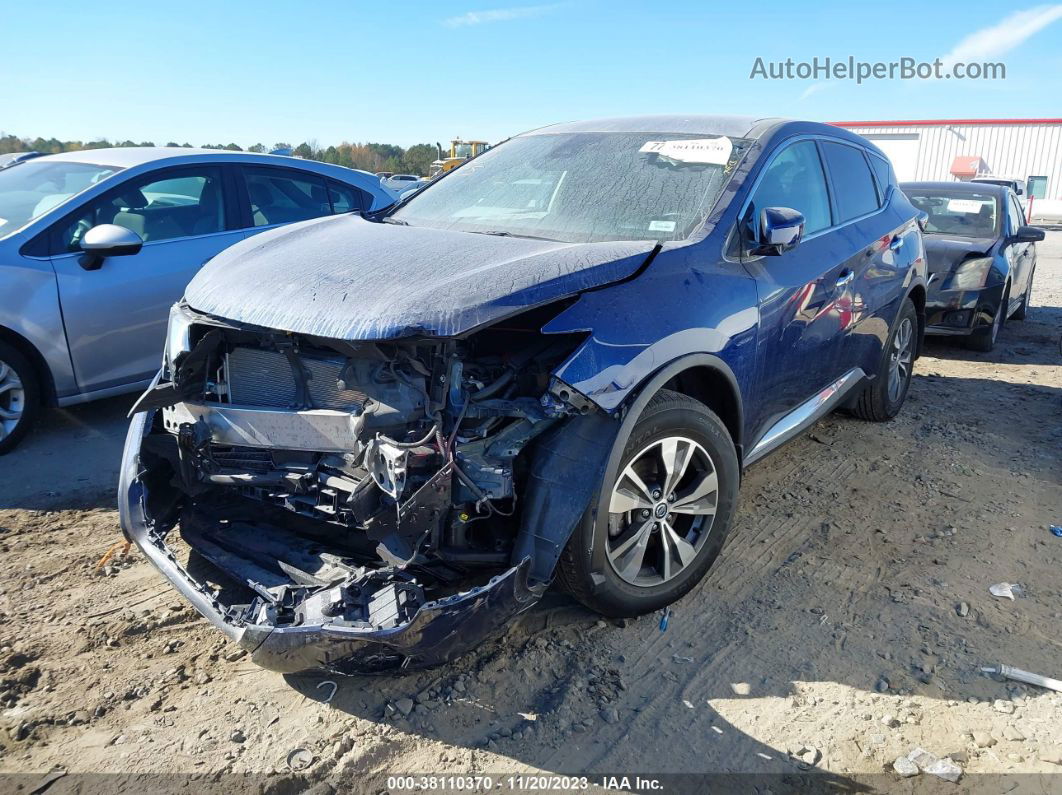 2021 Nissan Murano S Intelligent Awd Blue vin: 5N1AZ2AS0MC131726