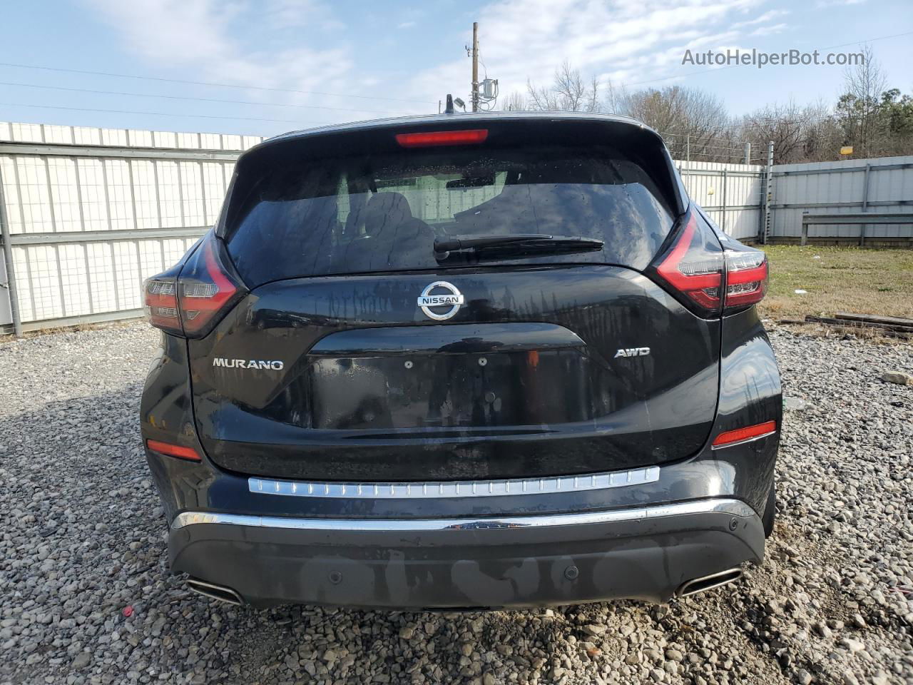 2021 Nissan Murano S Черный vin: 5N1AZ2AS1MC131802