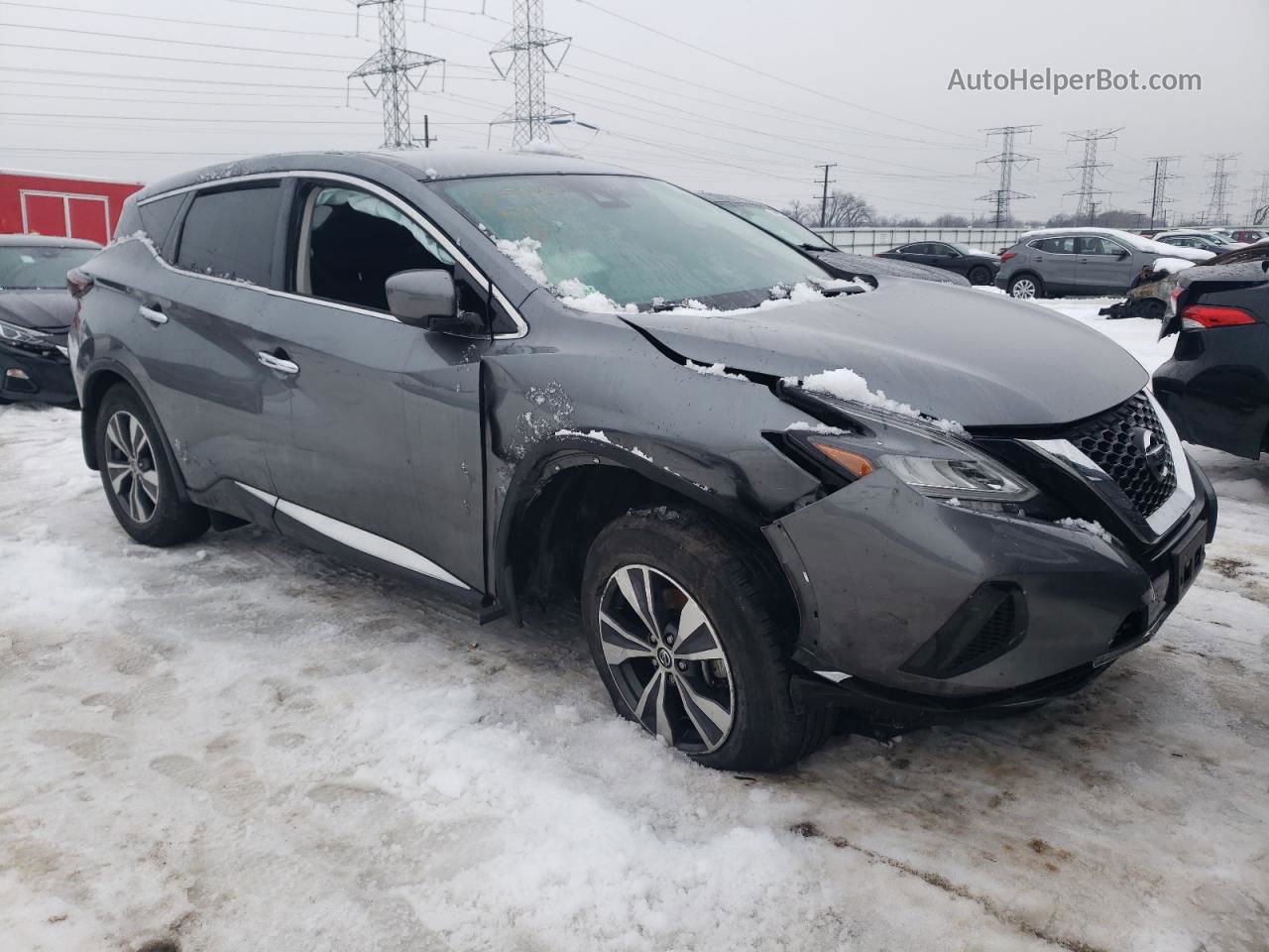 2021 Nissan Murano S Gray vin: 5N1AZ2AS2MC126477