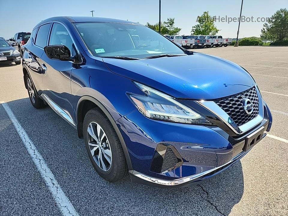 2021 Nissan Murano S Синий vin: 5N1AZ2AS2MC132635