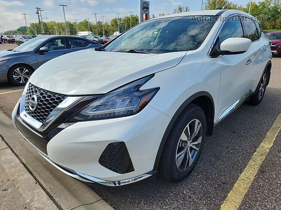 2021 Nissan Murano S White vin: 5N1AZ2AS3MC138105