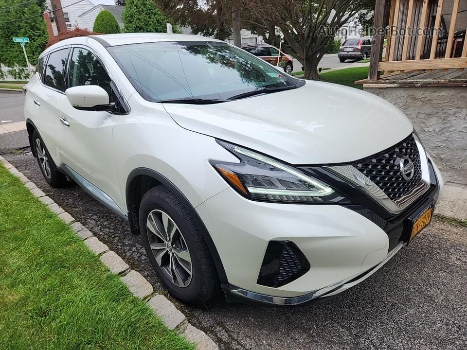 2021 Nissan Murano S White vin: 5N1AZ2AS5MC113903