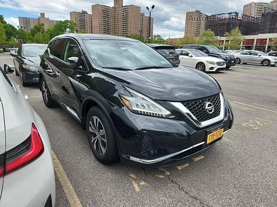 2021 Nissan Murano S Черный vin: 5N1AZ2AS5MC134038