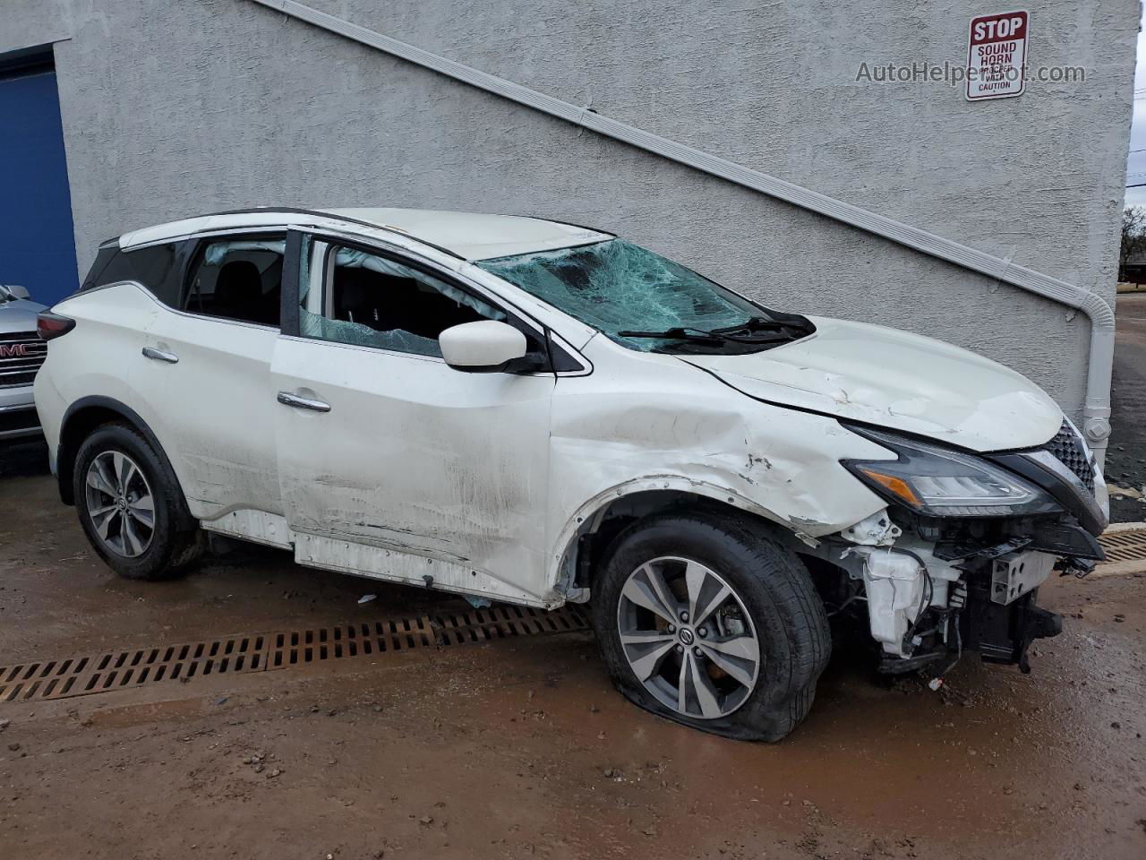 2021 Nissan Murano S Белый vin: 5N1AZ2AS5MC138204