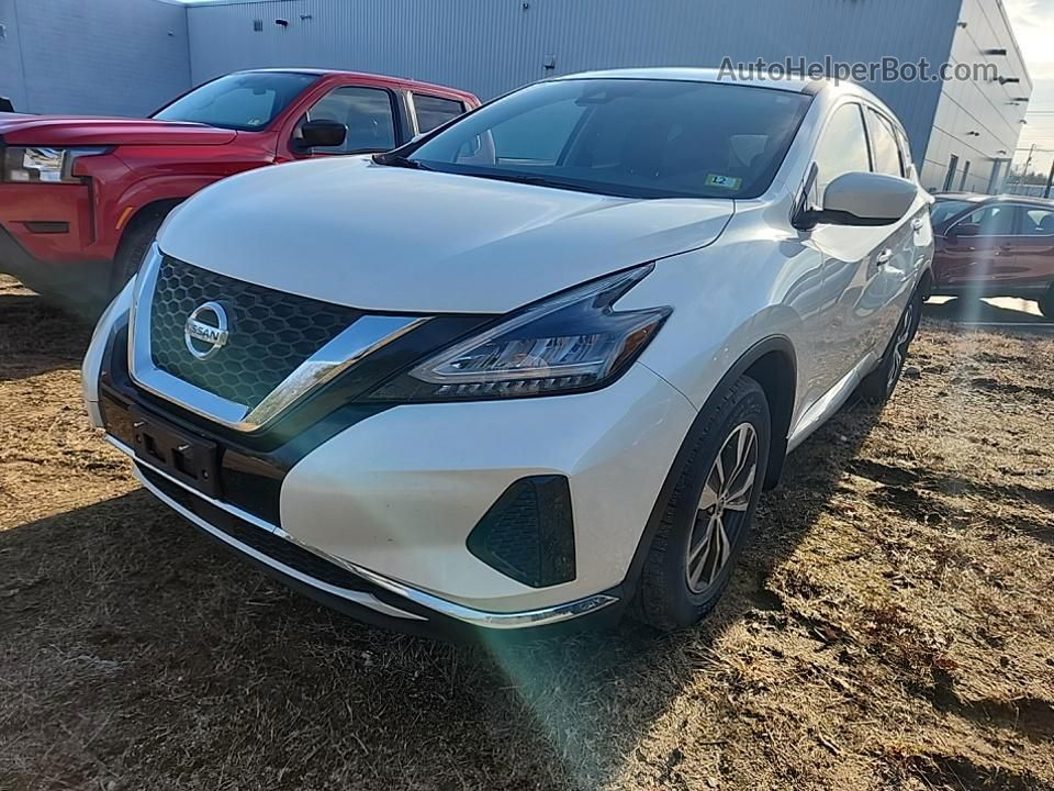 2021 Nissan Murano S White vin: 5N1AZ2AS6MC104403