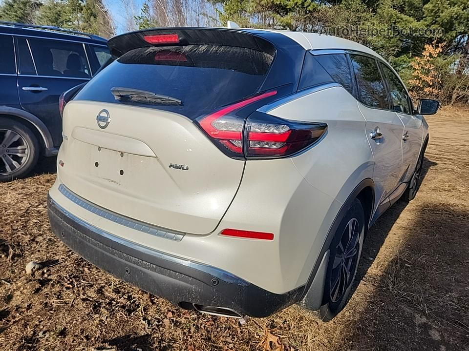 2021 Nissan Murano S White vin: 5N1AZ2AS6MC104403