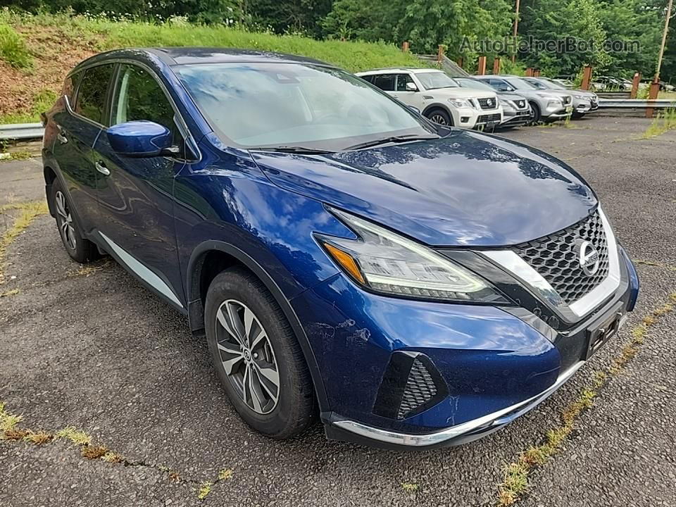 2021 Nissan Murano S Синий vin: 5N1AZ2AS7MC122702