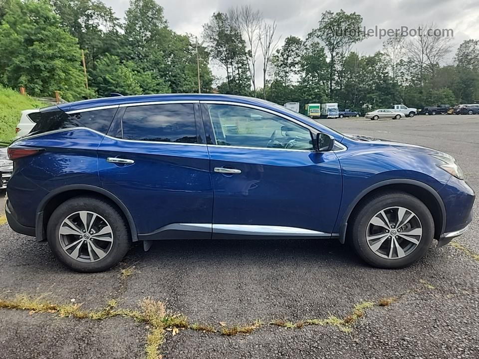 2021 Nissan Murano S Синий vin: 5N1AZ2AS7MC122702