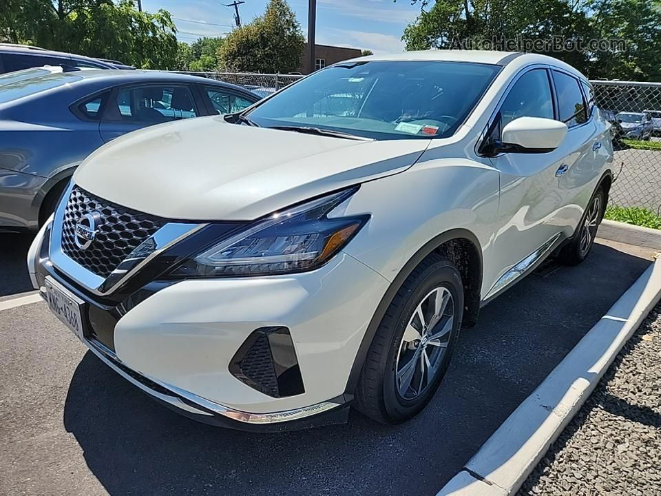 2021 Nissan Murano S Белый vin: 5N1AZ2AS9MC131210