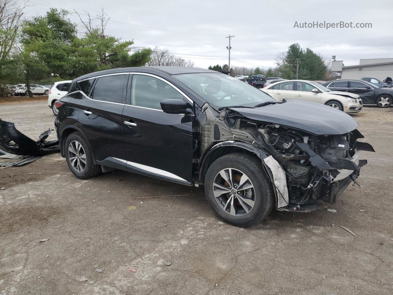 2021 Nissan Murano S Black vin: 5N1AZ2AS9MC138996