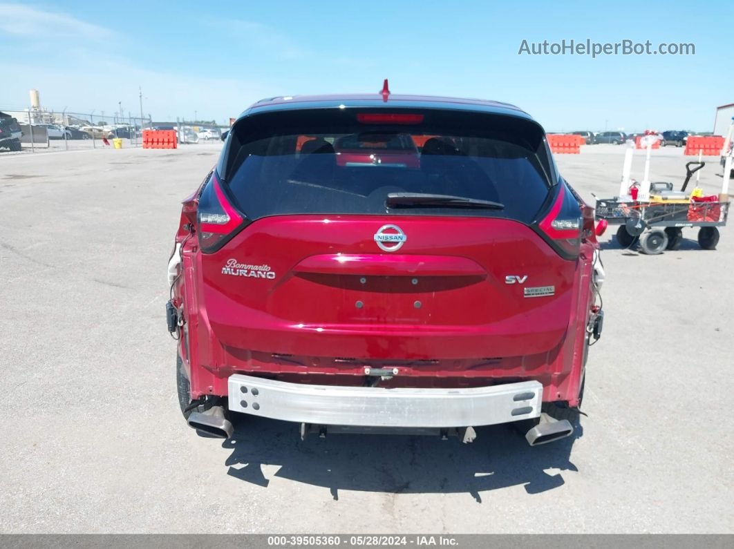 2021 Nissan Murano Sv Fwd Красный vin: 5N1AZ2BJ0MC123731