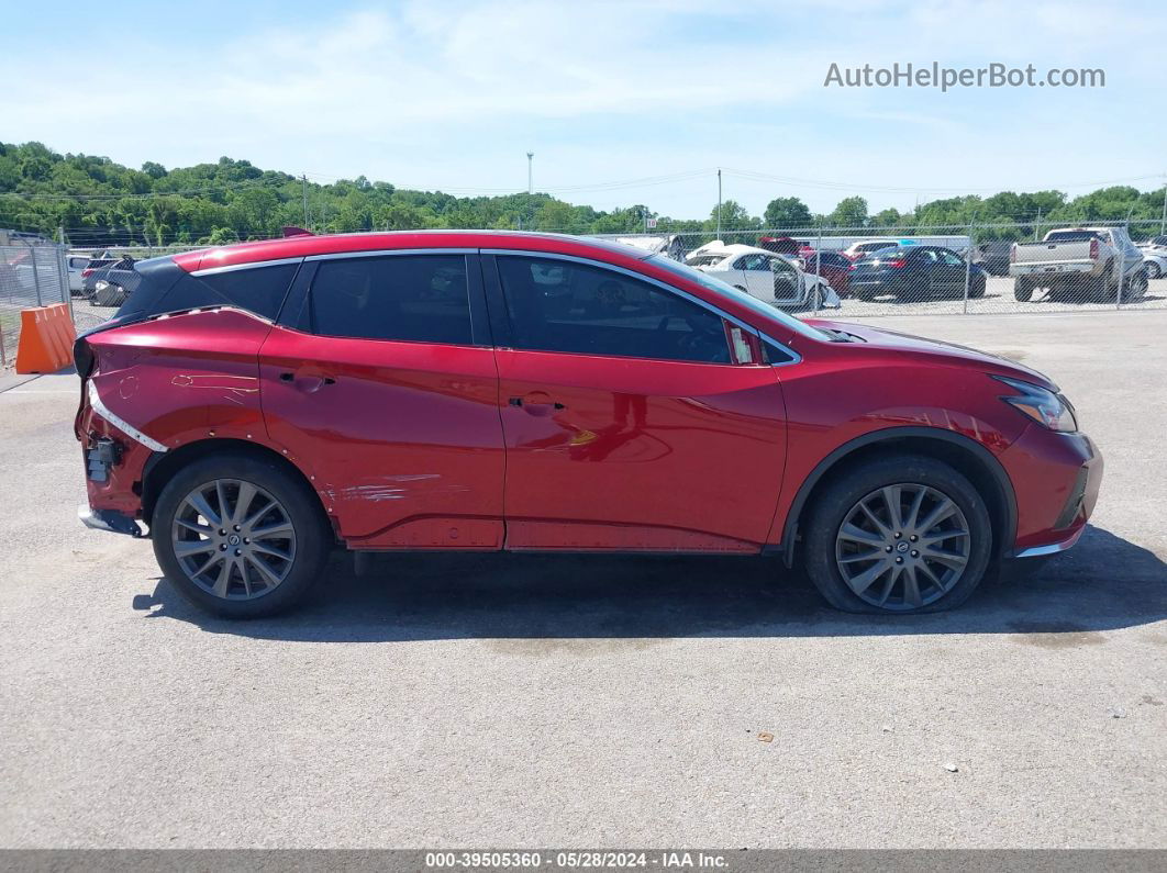 2021 Nissan Murano Sv Fwd Red vin: 5N1AZ2BJ0MC123731