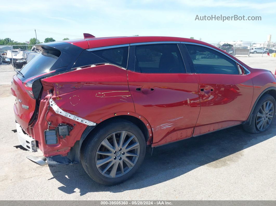 2021 Nissan Murano Sv Fwd Red vin: 5N1AZ2BJ0MC123731