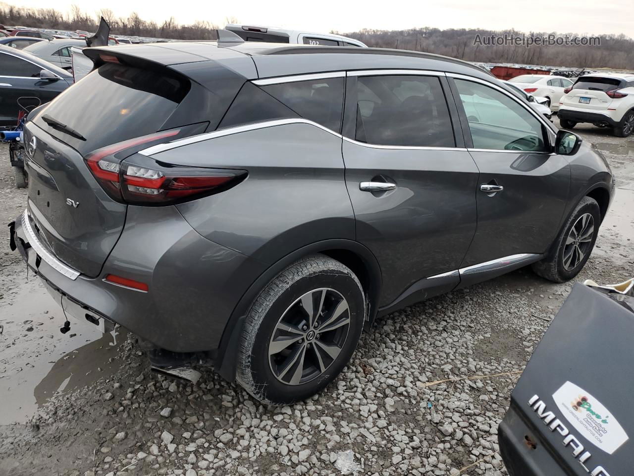 2021 Nissan Murano Sv Gray vin: 5N1AZ2BJ0MC124782