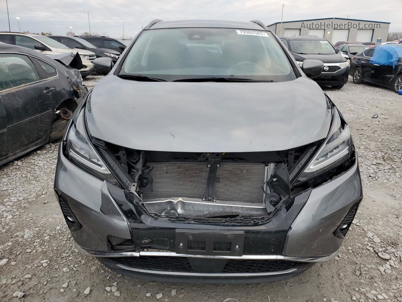 2021 Nissan Murano Sv Gray vin: 5N1AZ2BJ0MC124782