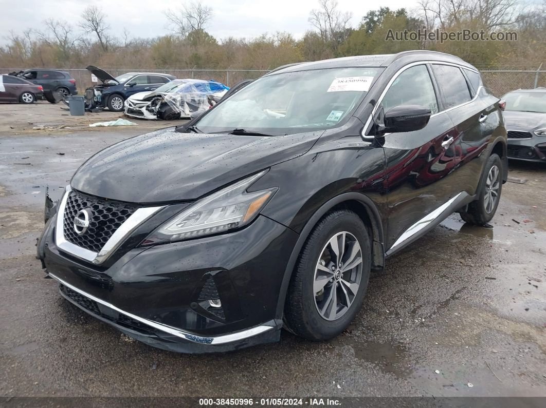 2021 Nissan Murano Sv Fwd Black vin: 5N1AZ2BJ2MC127814