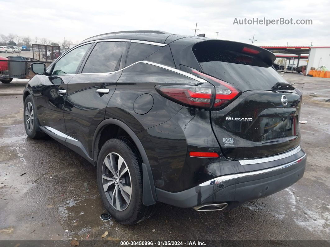 2021 Nissan Murano Sv Fwd Black vin: 5N1AZ2BJ2MC127814