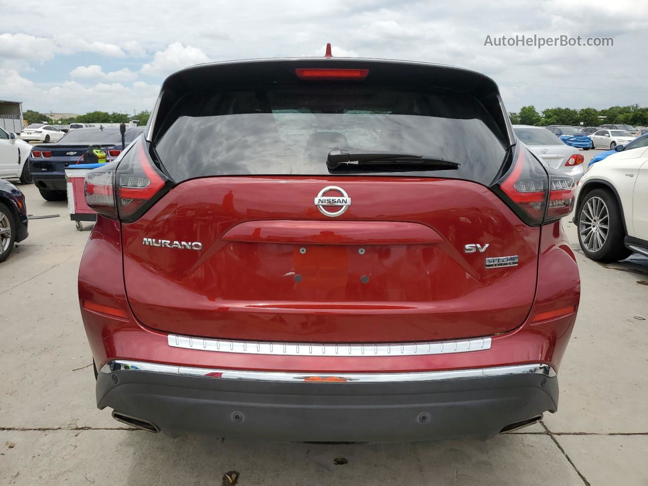 2021 Nissan Murano Sv Burgundy vin: 5N1AZ2BJ2MC127859