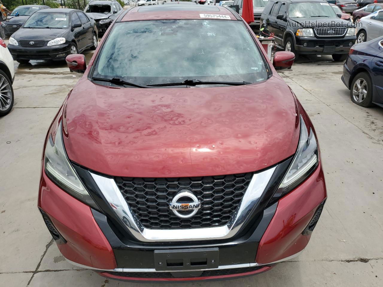 2021 Nissan Murano Sv Burgundy vin: 5N1AZ2BJ2MC127859