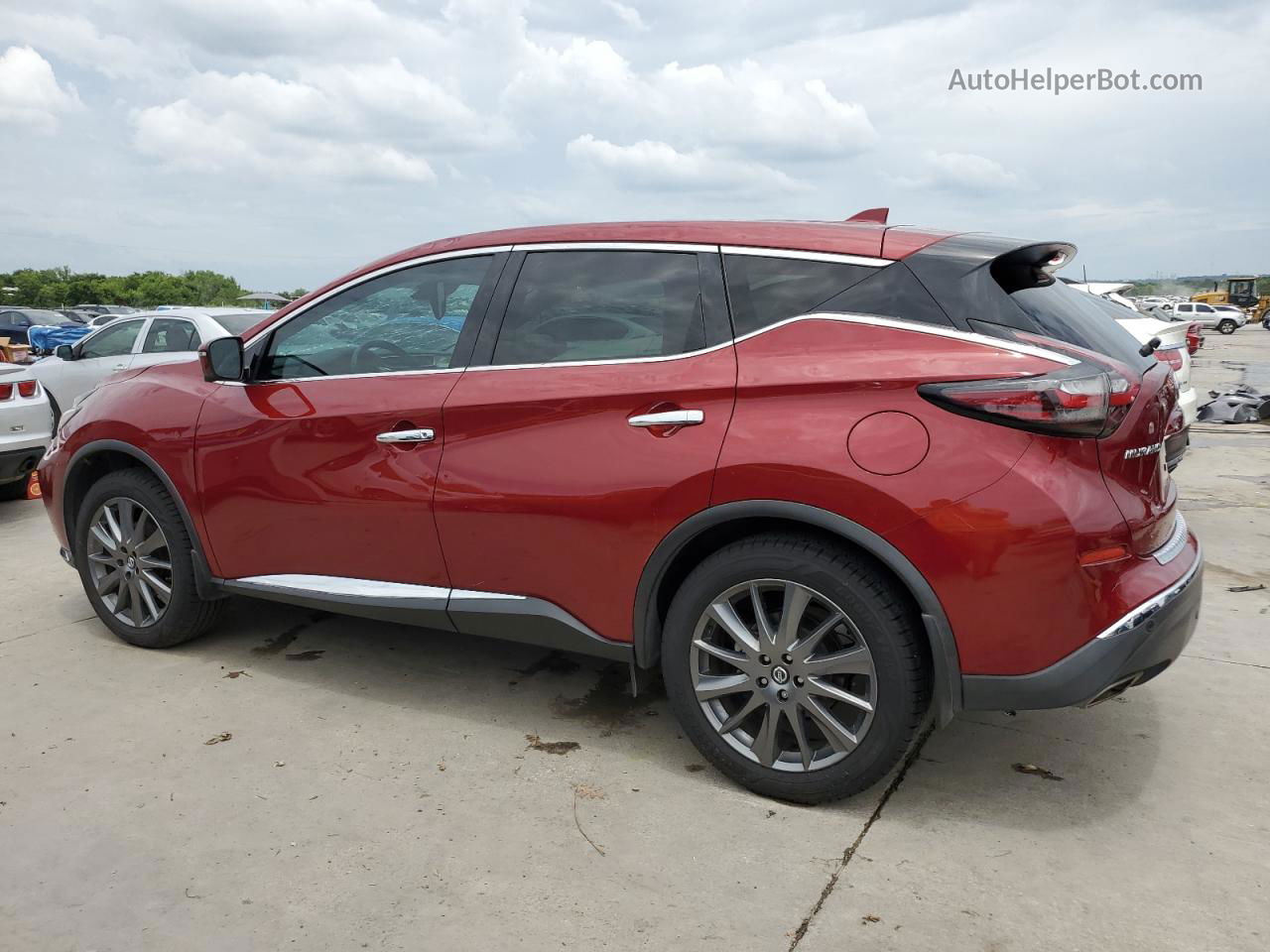 2021 Nissan Murano Sv Бордовый vin: 5N1AZ2BJ2MC127859