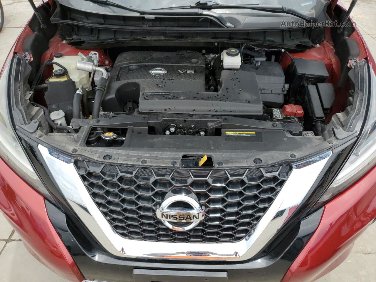 2021 Nissan Murano Sv Burgundy vin: 5N1AZ2BJ2MC127859