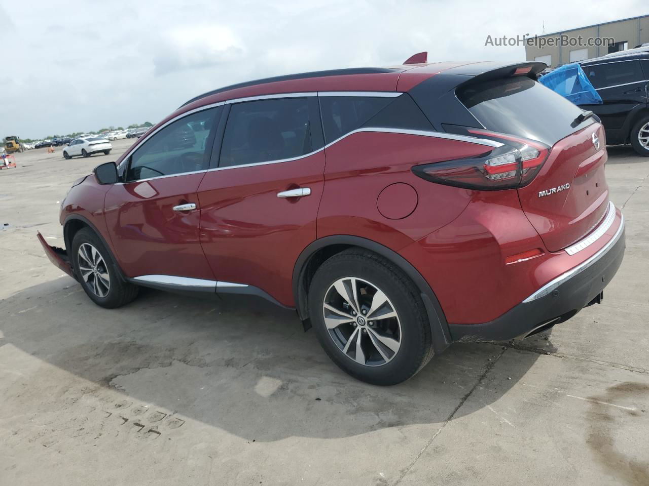 2021 Nissan Murano Sv Maroon vin: 5N1AZ2BJ2MC140188