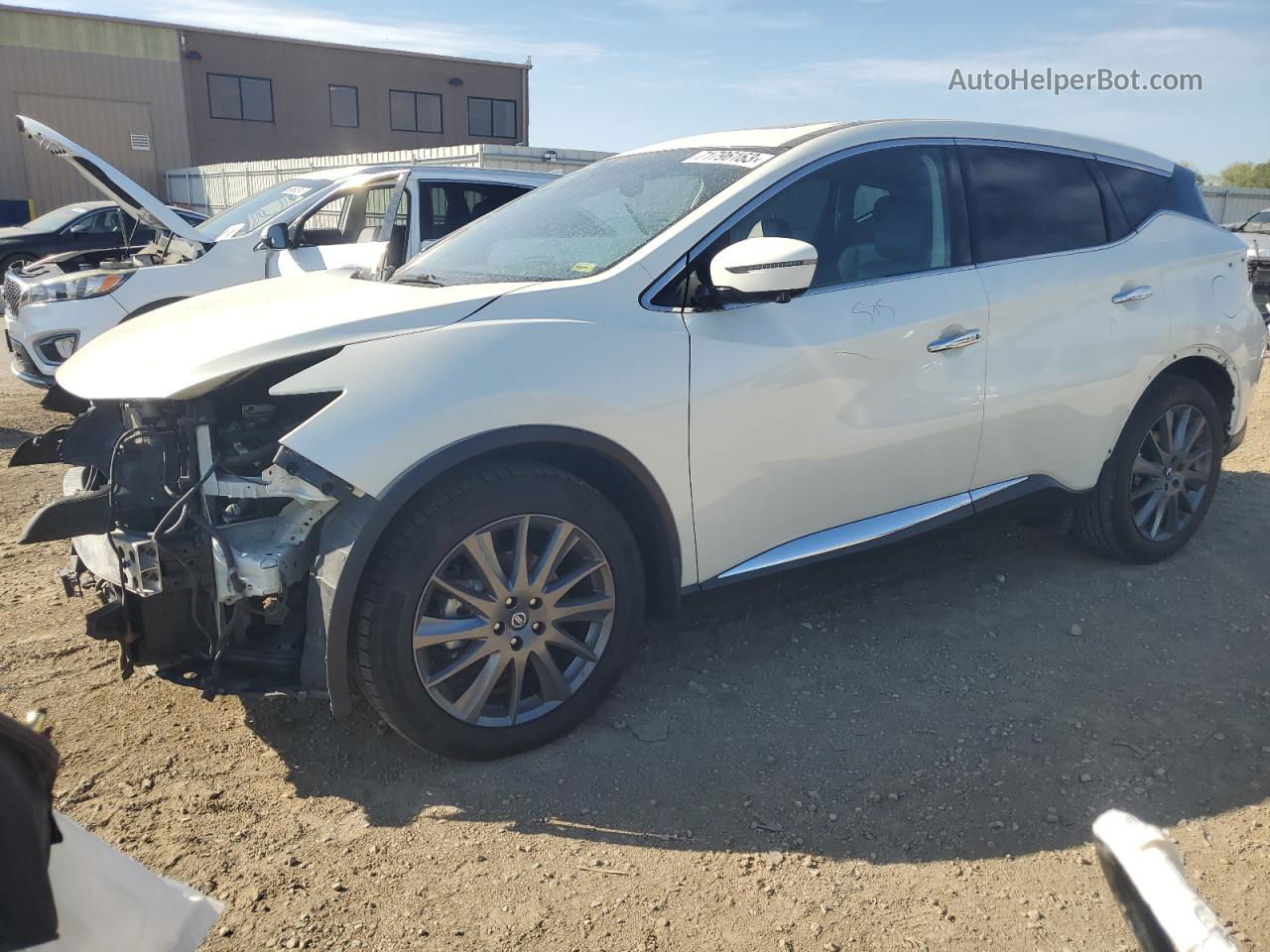 2021 Nissan Murano Sv White vin: 5N1AZ2BJ2MC145715