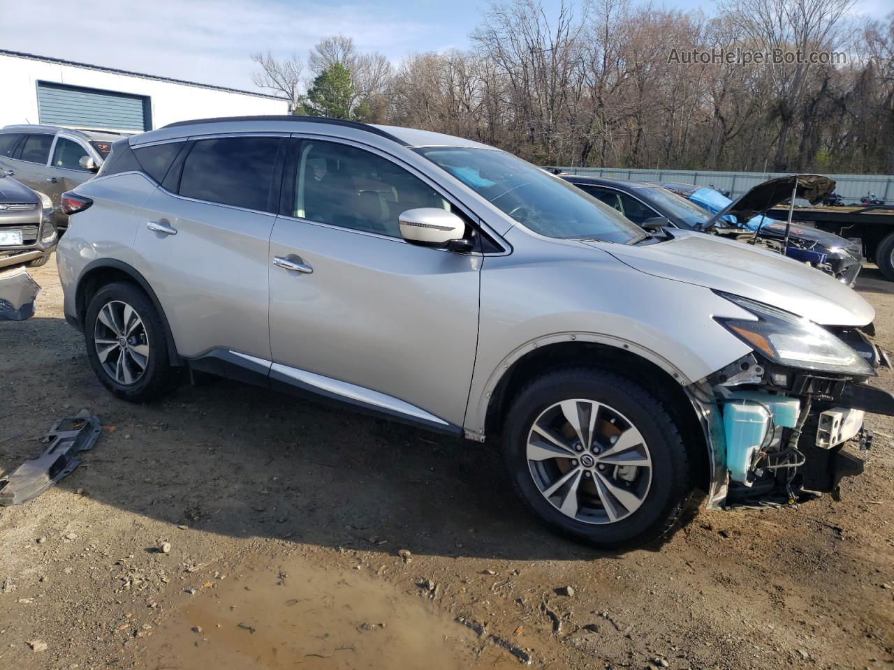 2021 Nissan Murano Sv Silver vin: 5N1AZ2BJ3MC114103