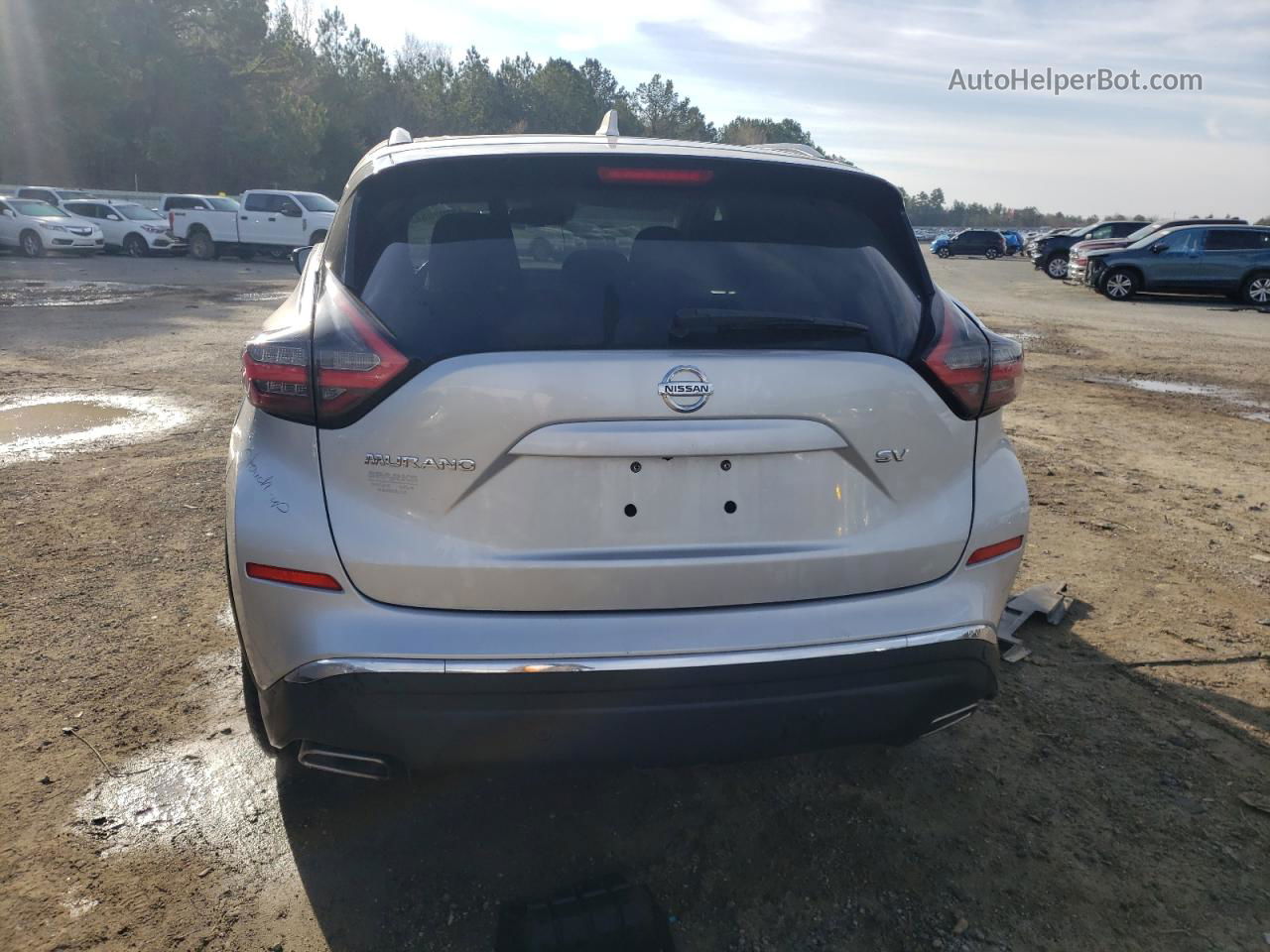 2021 Nissan Murano Sv Silver vin: 5N1AZ2BJ3MC114103