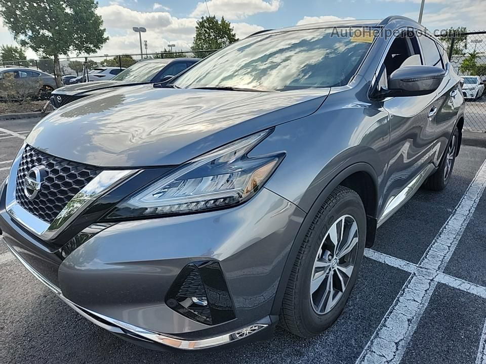 2021 Nissan Murano Sv Gray vin: 5N1AZ2BJ4MC110948