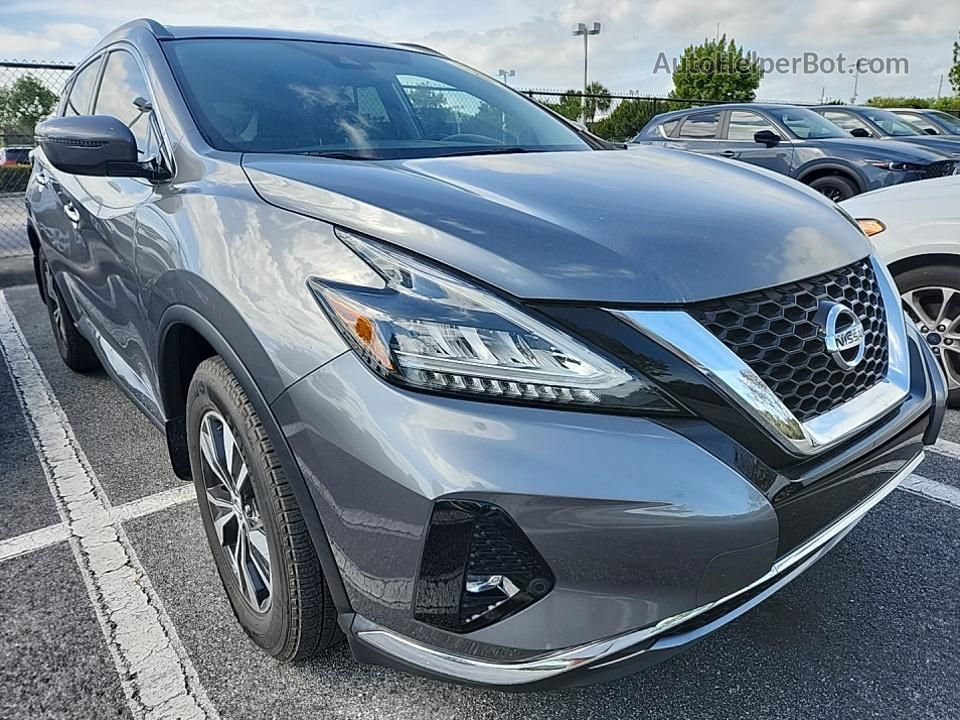 2021 Nissan Murano Sv Серый vin: 5N1AZ2BJ4MC110948