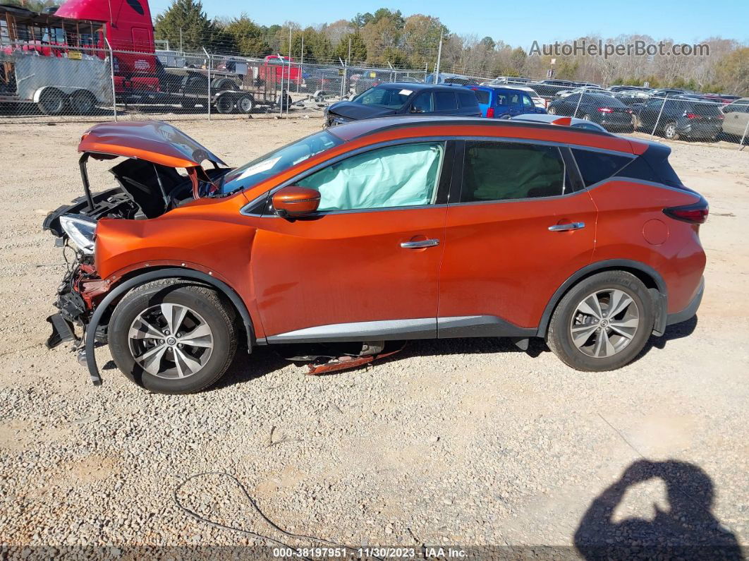 2021 Nissan Murano Sv Fwd Оранжевый vin: 5N1AZ2BJ4MC119150