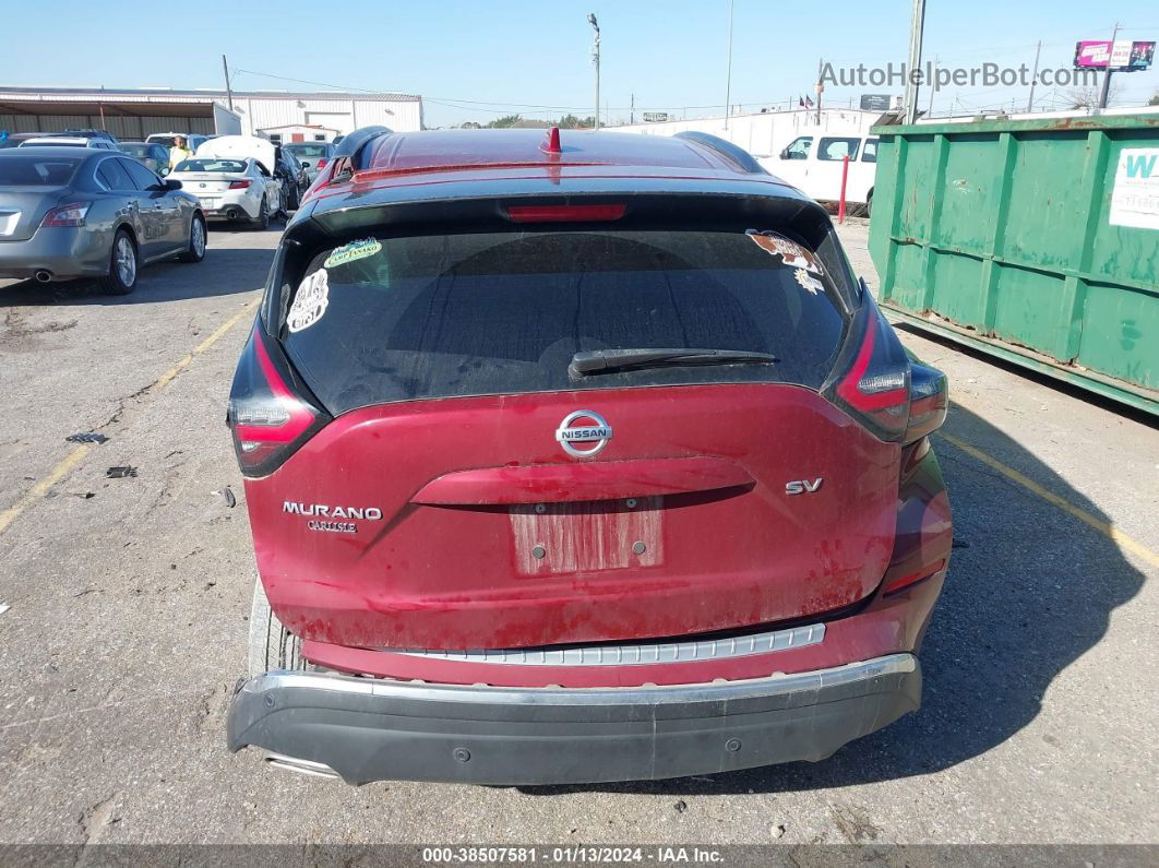 2021 Nissan Murano Sv Fwd Red vin: 5N1AZ2BJ5MC105290