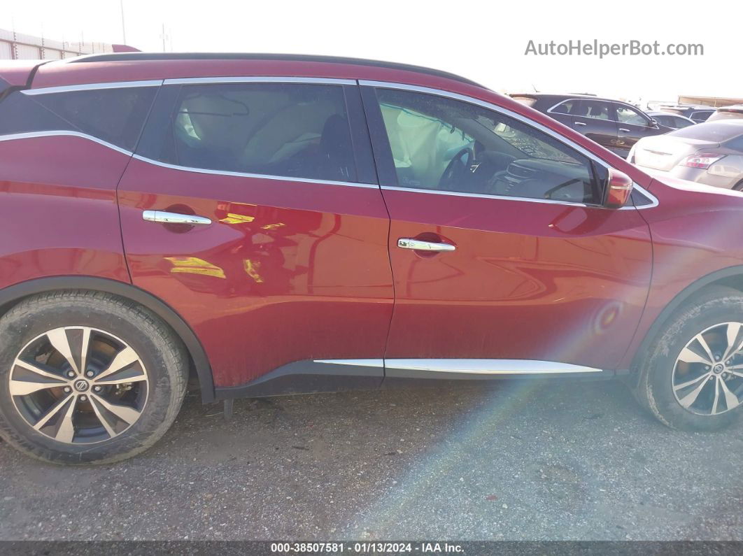 2021 Nissan Murano Sv Fwd Red vin: 5N1AZ2BJ5MC105290