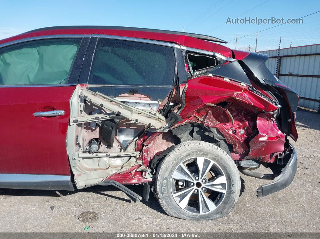 2021 Nissan Murano Sv Fwd Red vin: 5N1AZ2BJ5MC105290