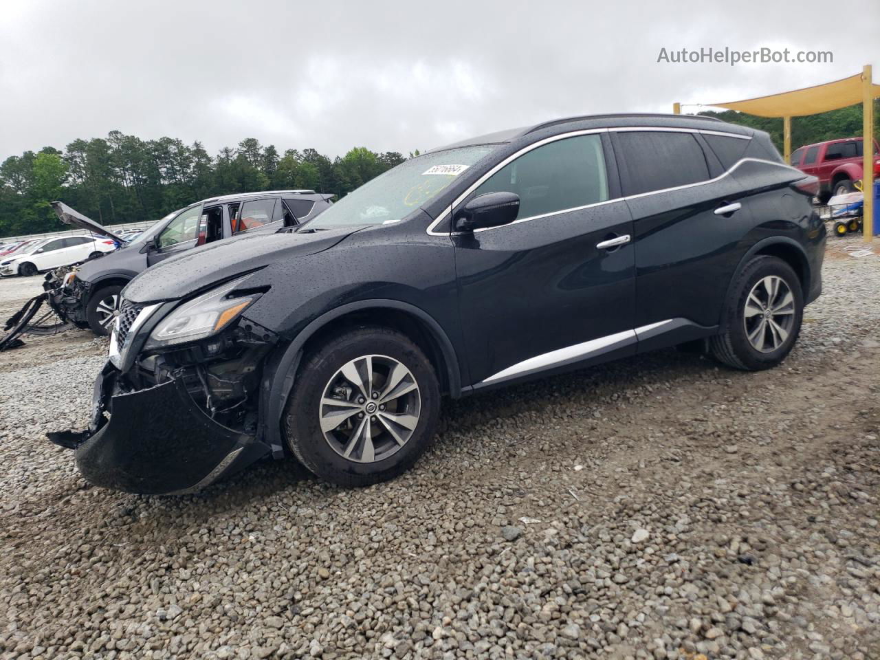 2021 Nissan Murano Sv Black vin: 5N1AZ2BJ6MC100938