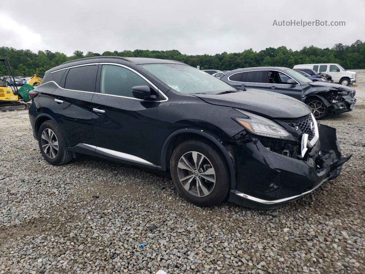 2021 Nissan Murano Sv Black vin: 5N1AZ2BJ6MC100938