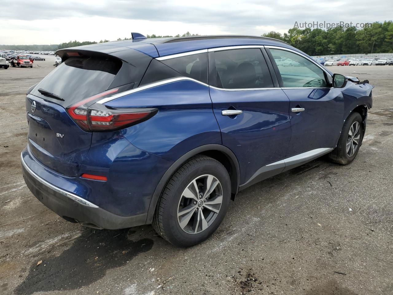 2021 Nissan Murano Sv Blue vin: 5N1AZ2BJ8MC103971