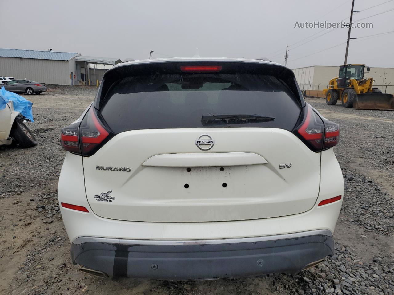 2021 Nissan Murano Sv White vin: 5N1AZ2BJ8MC120270