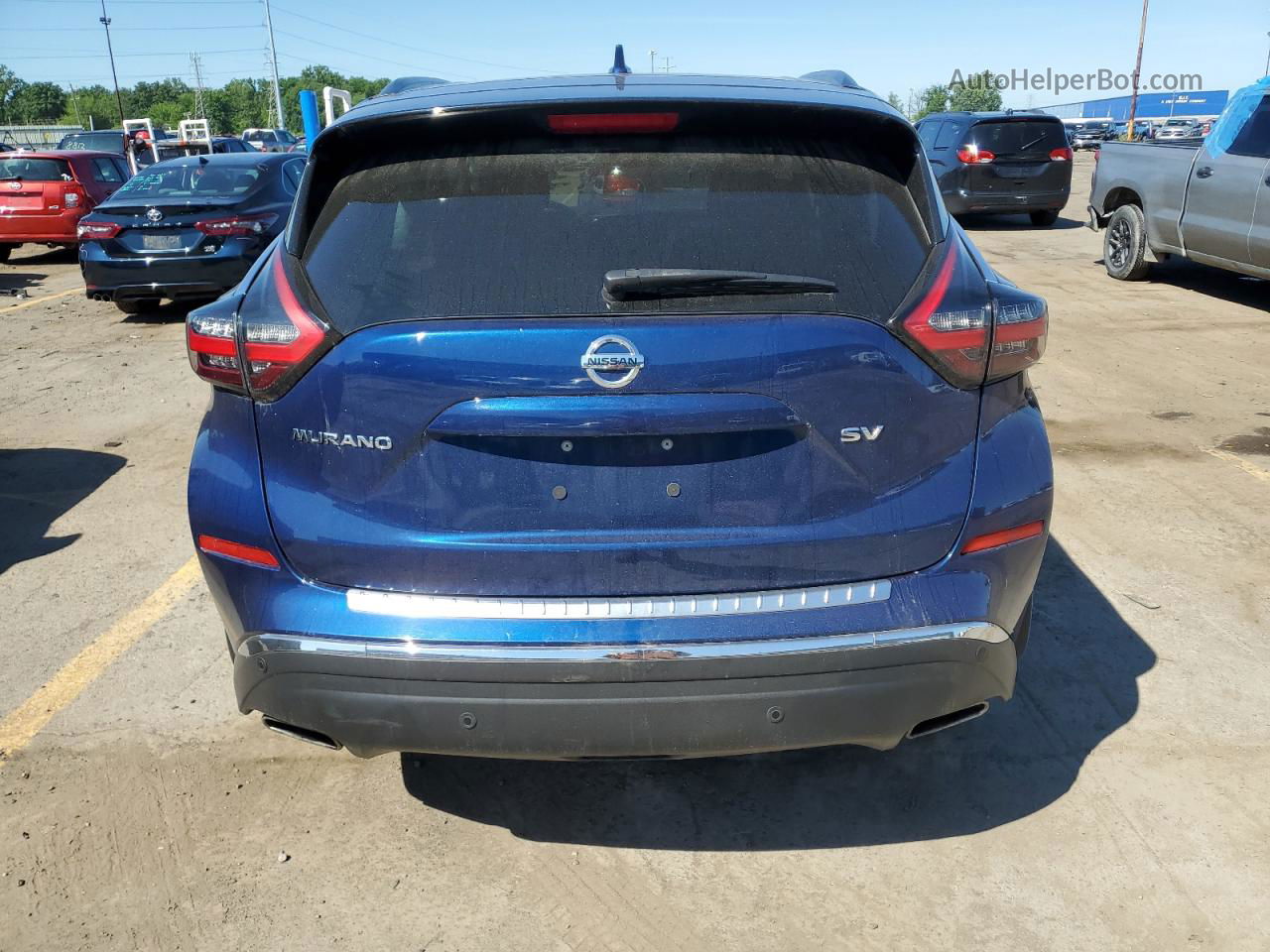 2021 Nissan Murano Sv Blue vin: 5N1AZ2BJ8MC146108