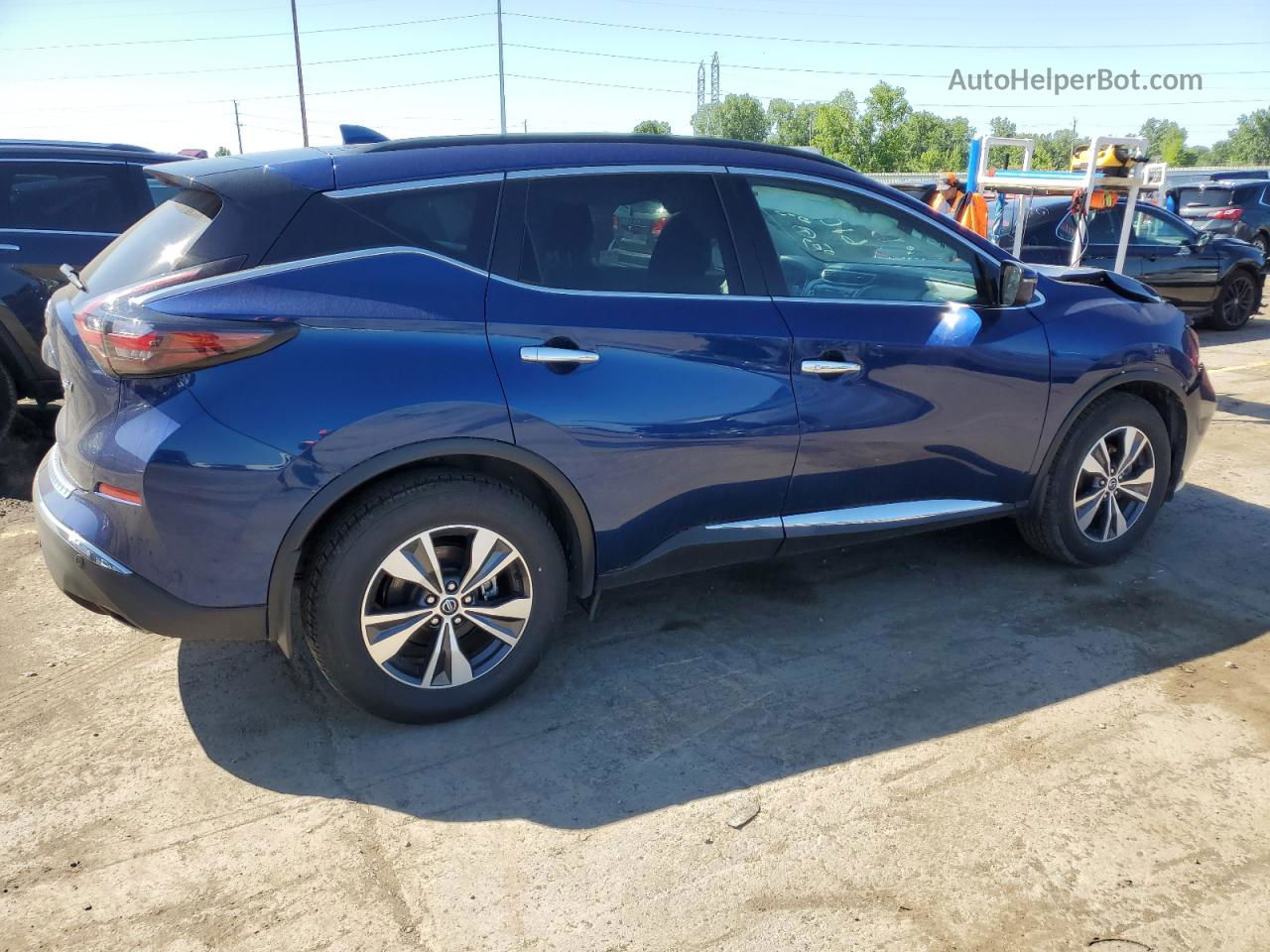 2021 Nissan Murano Sv Blue vin: 5N1AZ2BJ8MC146108