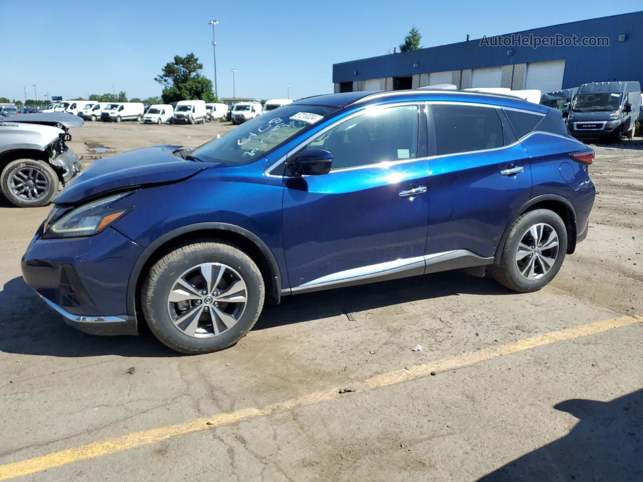 2021 Nissan Murano Sv Blue vin: 5N1AZ2BJ8MC146108