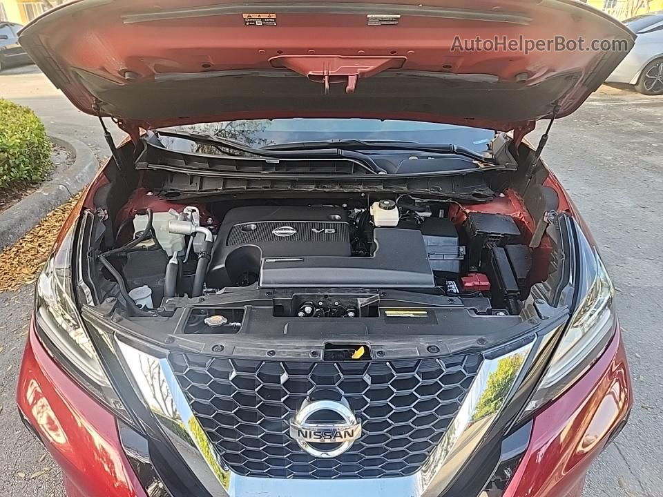 2021 Nissan Murano Sv Red vin: 5N1AZ2BJXMC114289